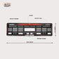 Car Number Plate Gel Frame - Land Rover - Red Dash - Image 2