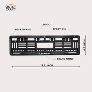Car Number Plate Gel Frame - Lexus - Green - Image 2