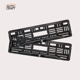 Car Number Plate Gel Frame - MG - Black Dash - Image 1