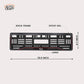 Car Number Plate Gel Frame - Mini Cooper - Red Line - Image 2