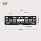 Car Number Plate Gel Frame - Nissan - Blue Plain - Image 2