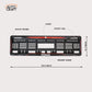 Car Number Plate Gel Frame - Nissan - Red Dash - Image 2
