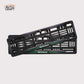 Car Number Plate Gel Frame - Renault -  Green - Image 1
