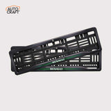 Car Number Plate Gel Frame - Renault -  Green - Image 1