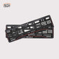 Car Number Plate Gel Frame - Renault -  Red Line - Image 1