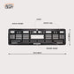 Car Number Plate Gel Frame - Suzuki - Black Dash - Image 2