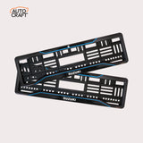 Car Number Plate Gel Frame - Suzuki - Blue Line - Image 1