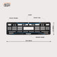 Car Number Plate Gel Frame - Suzuki - Blue Line - Image 2