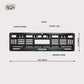 Car Number Plate Gel Frame - Suzuki - Green - Image 2
