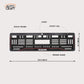 Car Number Plate Gel Frame - Suzuki - Red Line - Image 2