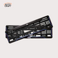 Car Number Plate Gel Frame - TATA - Blue Line - Image 1