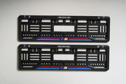 Car Number Plate Gel Frame - BMW - M Stripe thumbnail