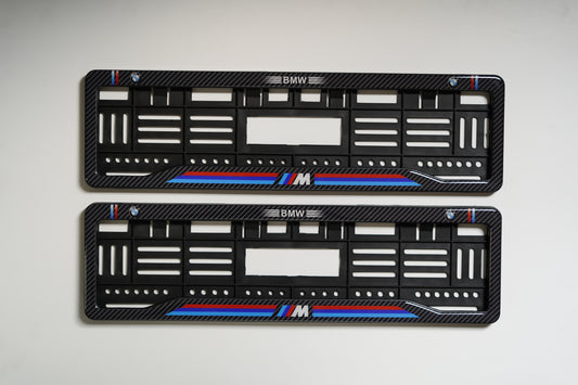 Car Number Plate Gel Frame - BMW - M Stripe