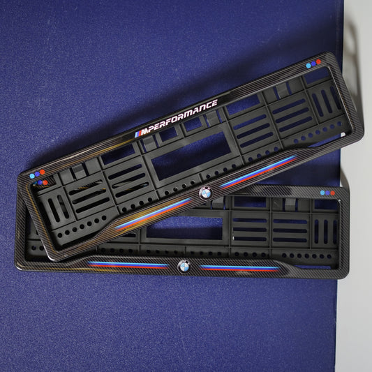Car Number Plate Gel Frame - BMW - Stealth Performance