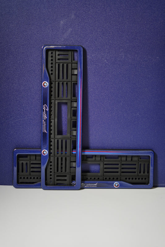 Car Number Plate Gel Frame - BMW - Bluewave Edition