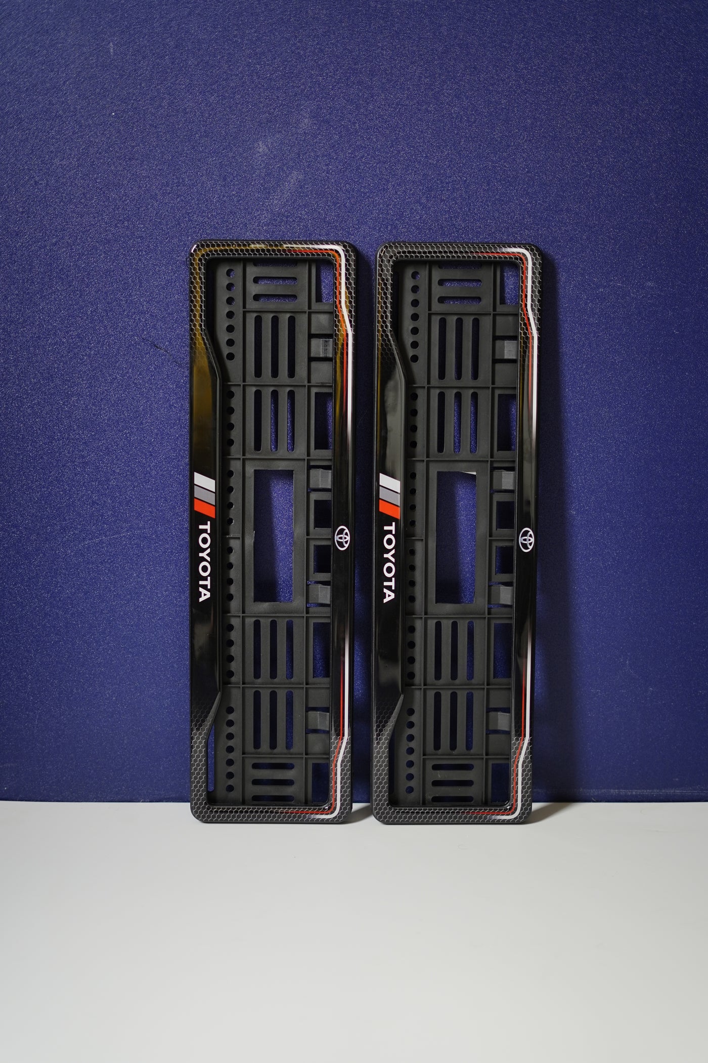 Car Number Plate Gel Frame - Toyota - Honeycomb Sport Line HSRP number plate gel frame view 3