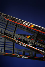 Car Number Plate Gel Frame - Toyota - TRD Red Line thumbnail