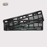 Car Number Plate Gel Frame - Volkswagen - Green Line
