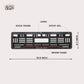 Car Number Plate Gel Frame - Benz - Red Line