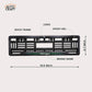 Car Number Plate Gel Frame - Volkswagen - Green Line