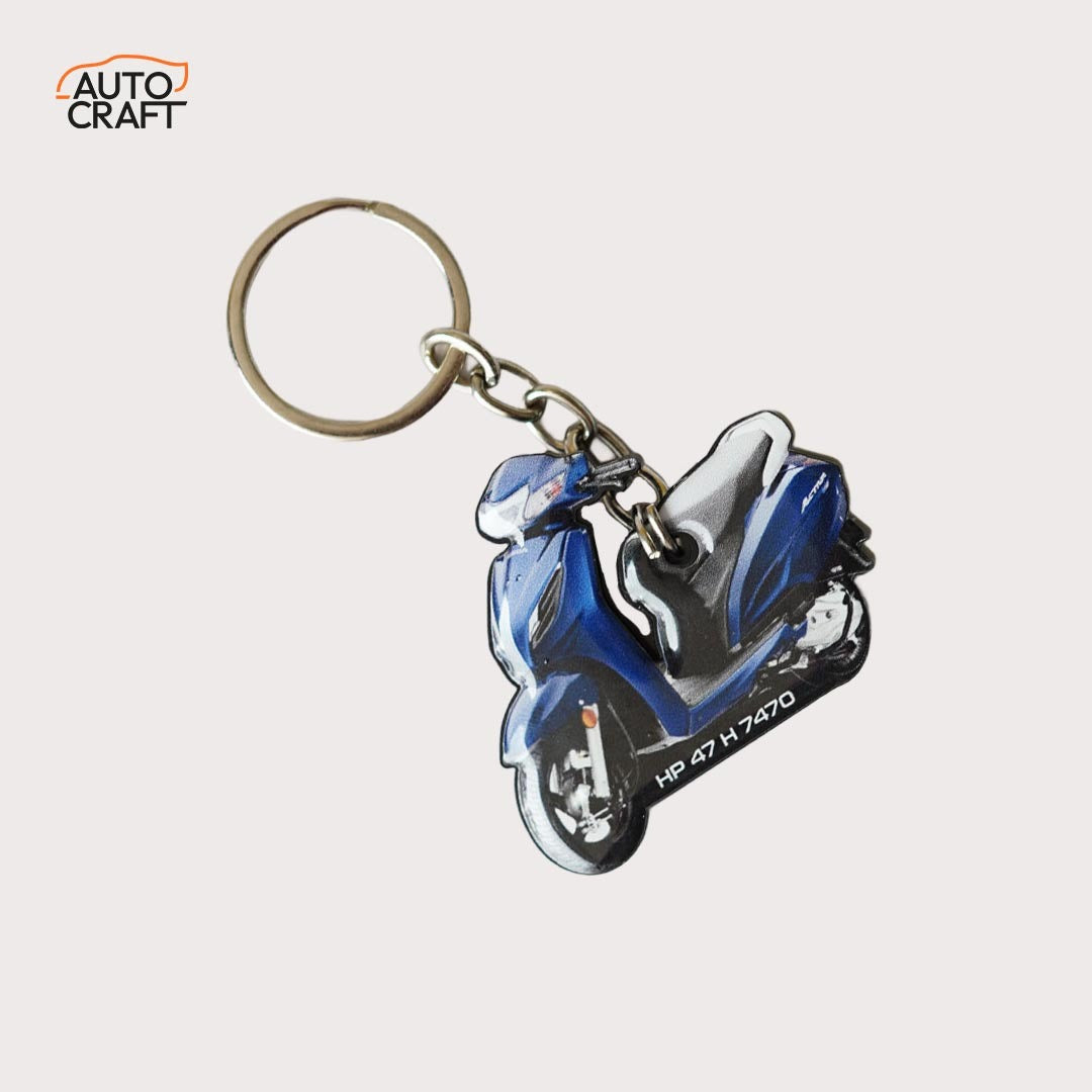Bike Gel Keychains Activa - Image 1